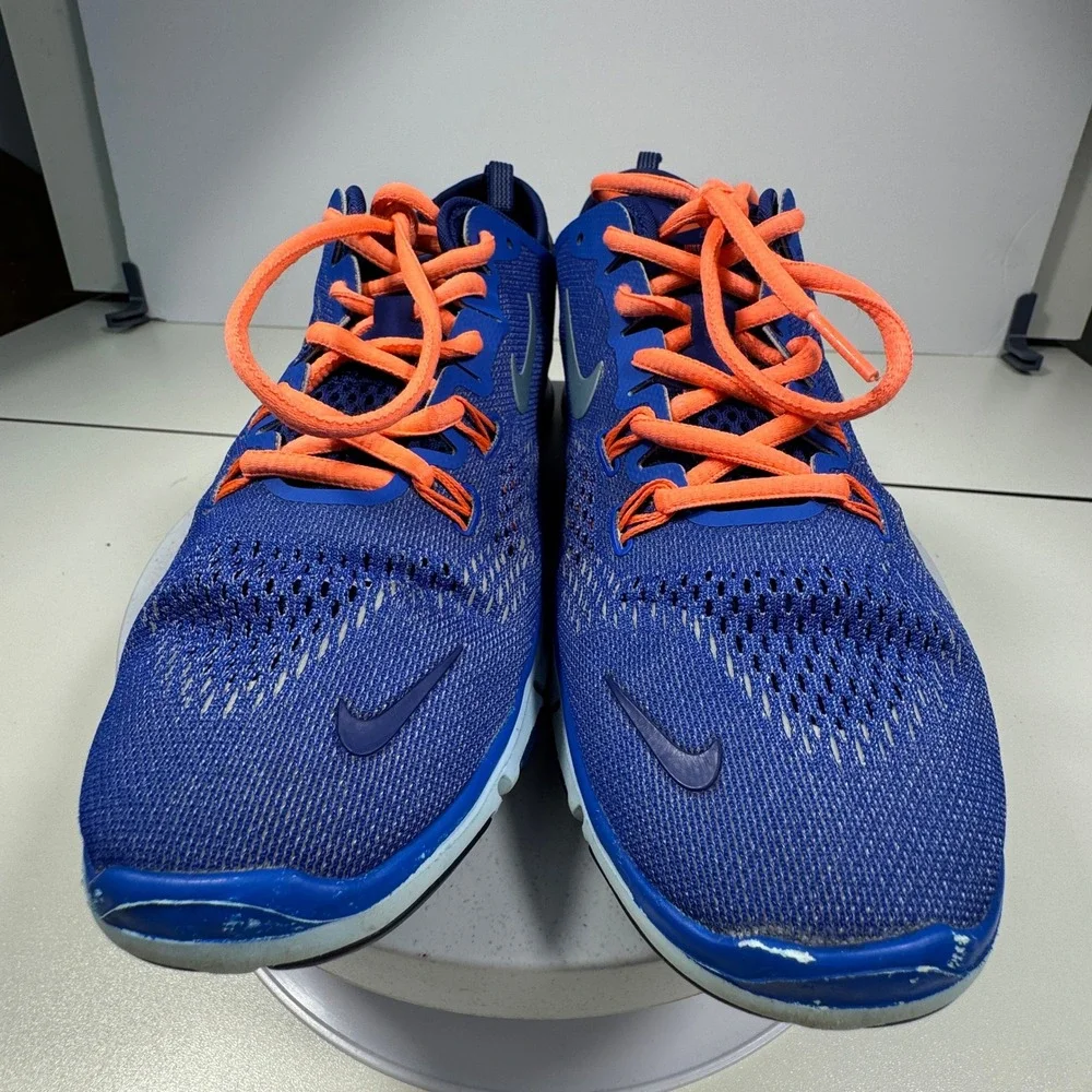 Nike Free TR‎ Fit 4 Womens Training Shoes 8 Blue Orange Cross Training